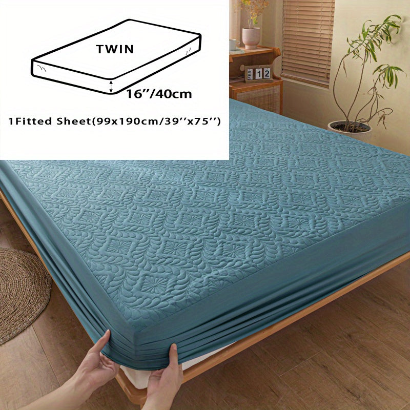 Set of 2 Waterproof Mattress Protector Pillowcases 3D Air Bamboo Breathable Soft