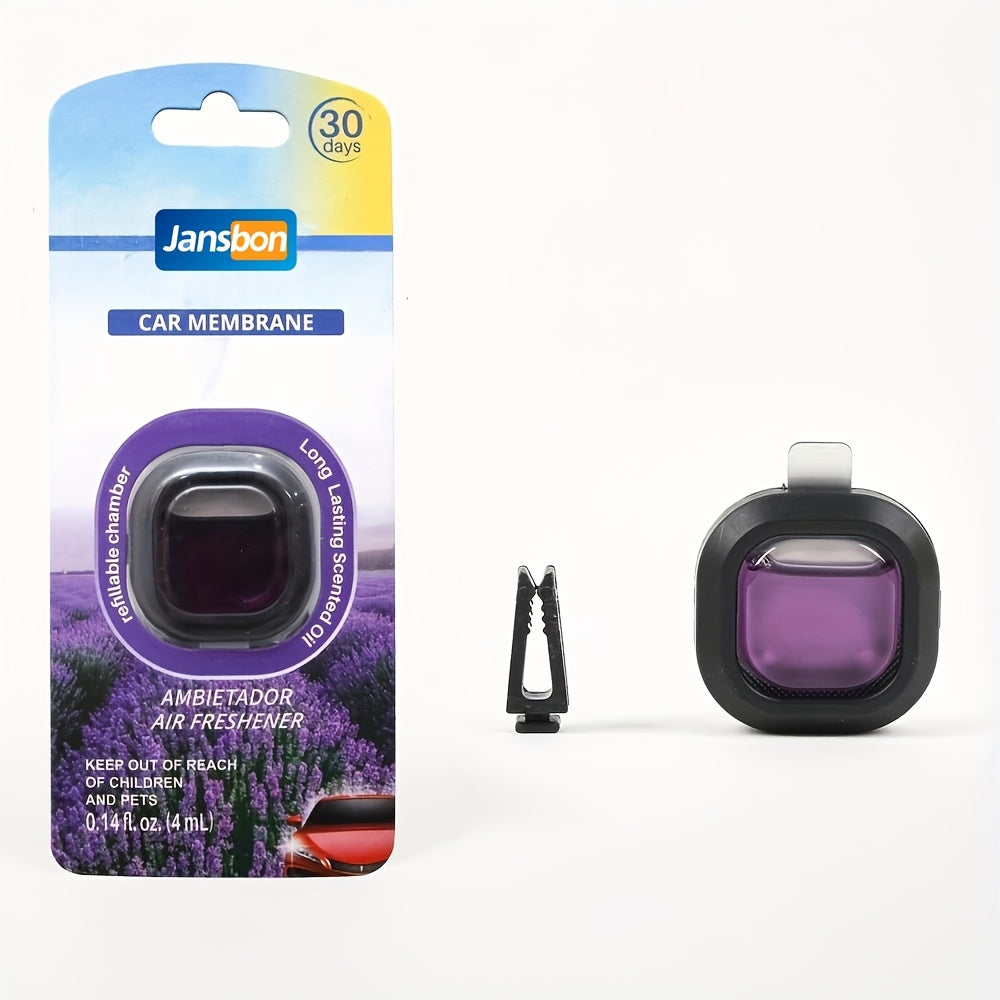 Avtomobil ichki hidi yo'qotuvchi vent klipi hidi tozalovchi 4ml Avtomobil havo tozalovchi