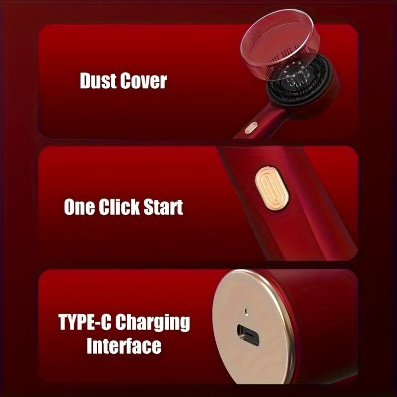 Electric Scalp Massager with 3 Massage Modes USB Charging Lithium Battery Vibration for Head Relaxation