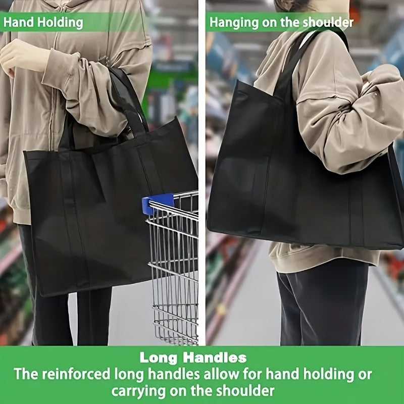 Многоразовые сумки для покупок, упаковка 1, 5 или 10, складные, моющиеся, тяжелого типа