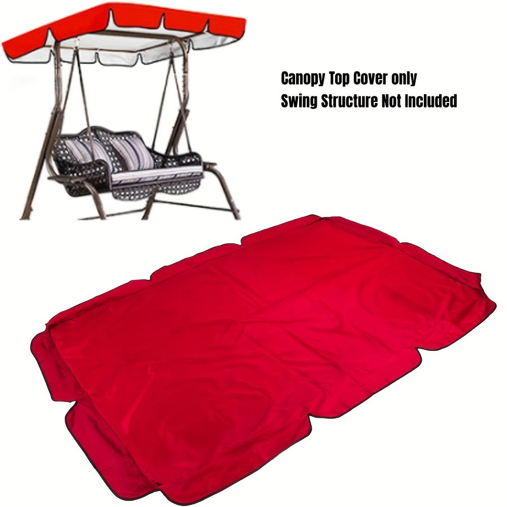 Waterproof Sun-Resistant Patio Swing Canopy Cover 190T Polyester Taffeta