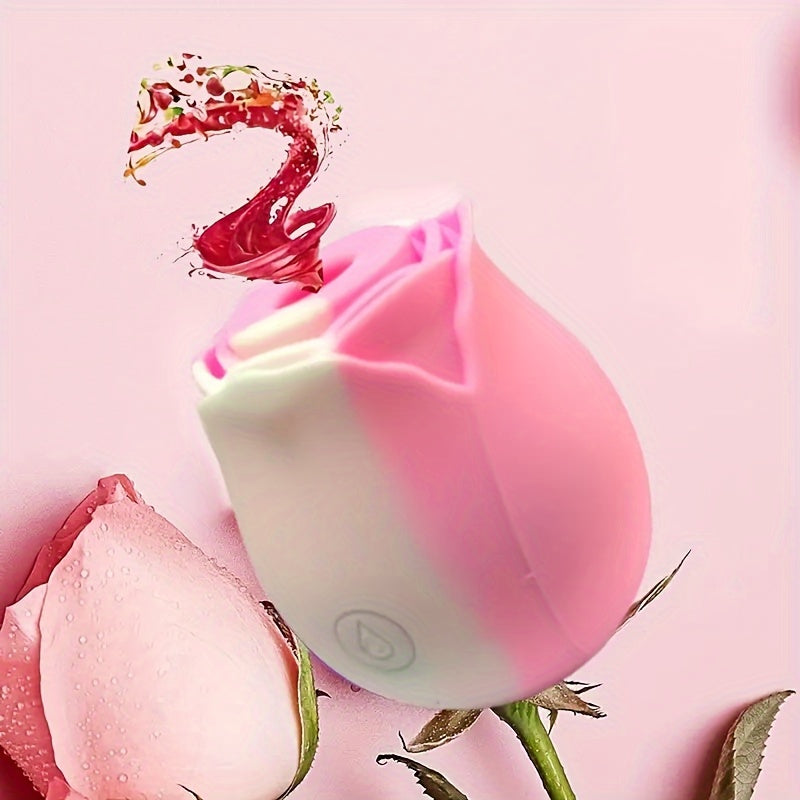 Female Rose Vibrator G-Spot Clit Stimulation Sucking Mode Adult Toy