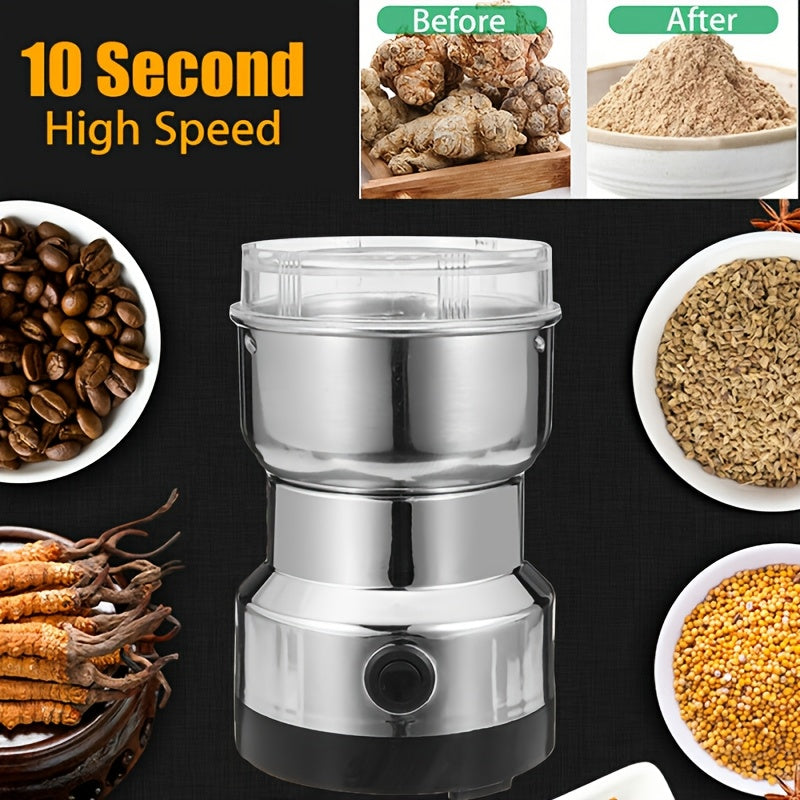 Compact grain mill for kitchen powerful grinder for home use wall-mounted crusher 220-240V