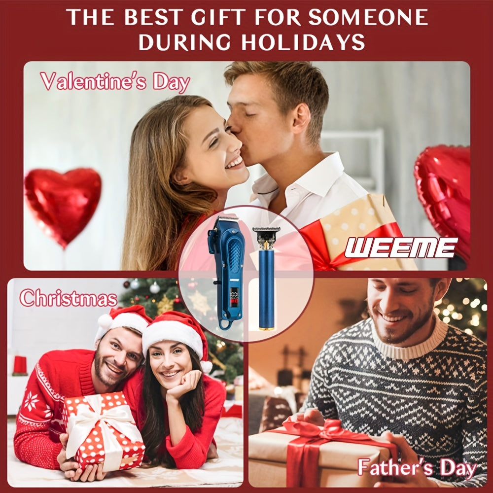 Электрический набор для стрижки волос для мужчин, легкое укладывание, отличный подарок