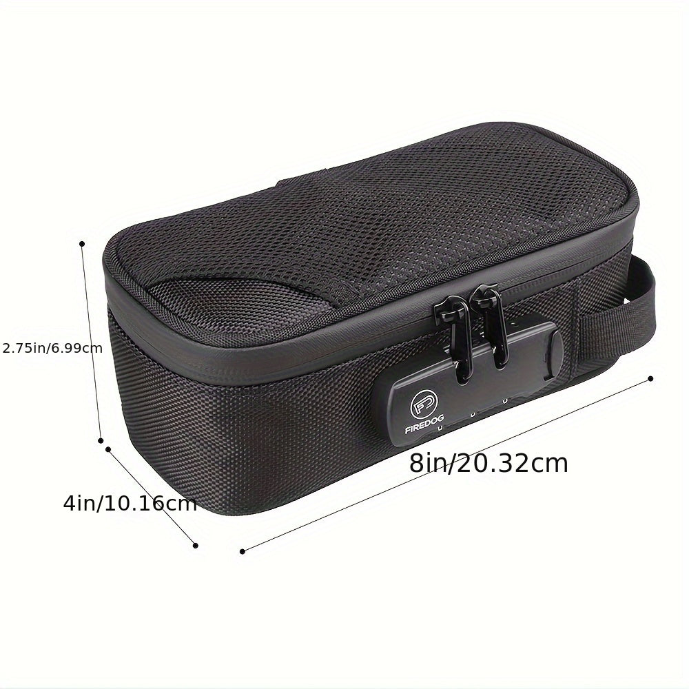 Smell Proof Bag Carbon Lined Storage Case for Travel Odor Resistant