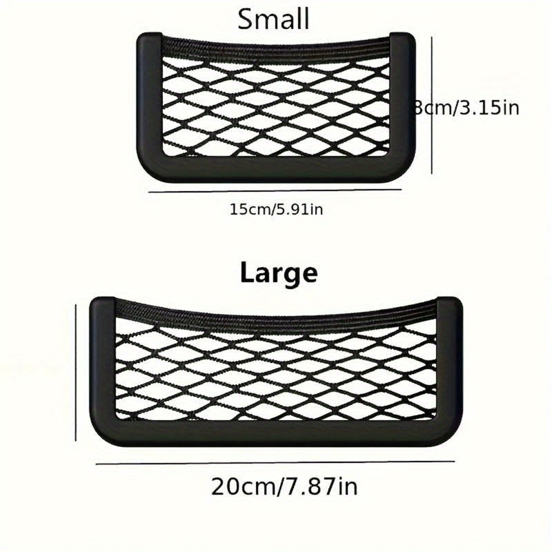 Универсальный сетчатый органайзер для автомобиля для мобильных телефонов и мелочей