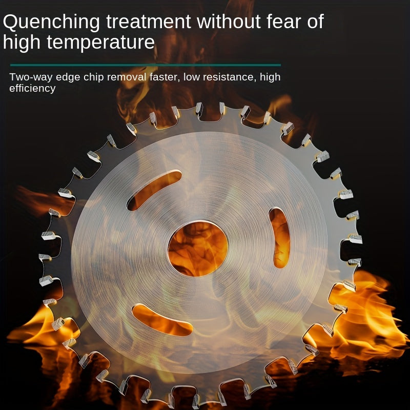 Dual-Direction Carbide Woodworking Saw Blade High Manganese Steel Sharp Teeth Circular Saw