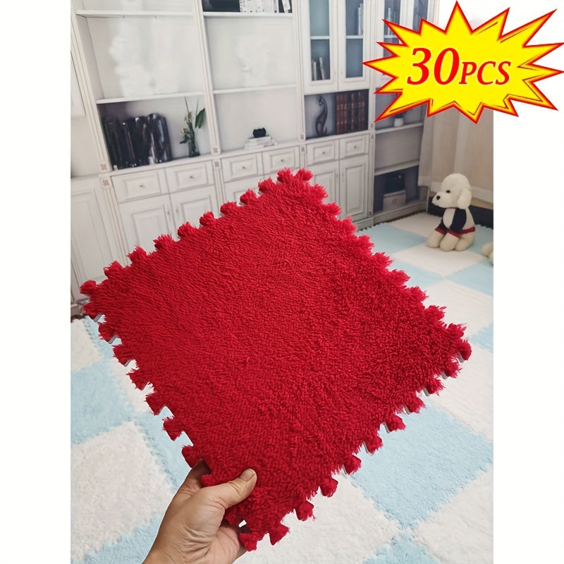 Set of 30/50 Interlocking Foam Floor Mats Square Carpet Area Rug Anti-Slip Seat Pads