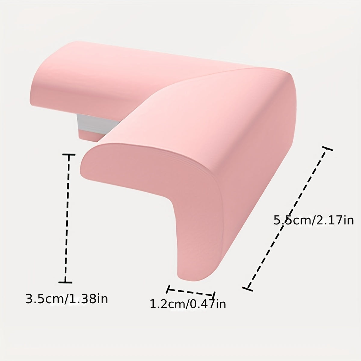 10 dona NBR L-shaklidagi burchak himoyachilari stol chetiga xavfsizlik va yotoqni himoya qilish uchun