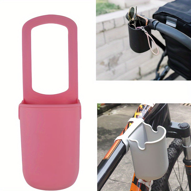 Velosipedlar, aravachalar va skuterlar uchun moslashuvchan silikon stakan ushlagich - o'rnatish oson, bir nechta shishalarga mos keladi, mustahkam va egiluvchan dizayn.