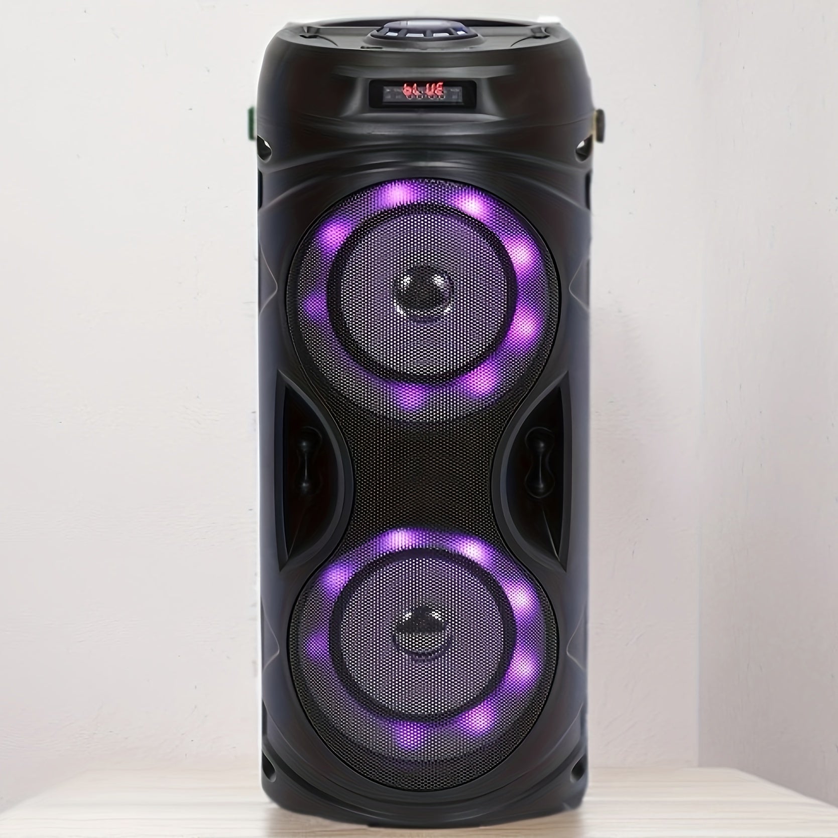 Wireless Speaker with Subwoofer and Disco Light for Outdoor Parties