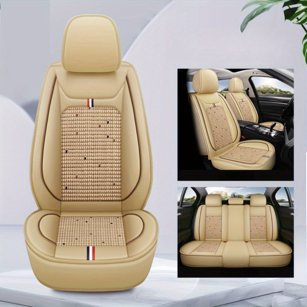 2pcs Car Seat Covers Cushioned Non-Slip Seat Protectors for All Vehicles