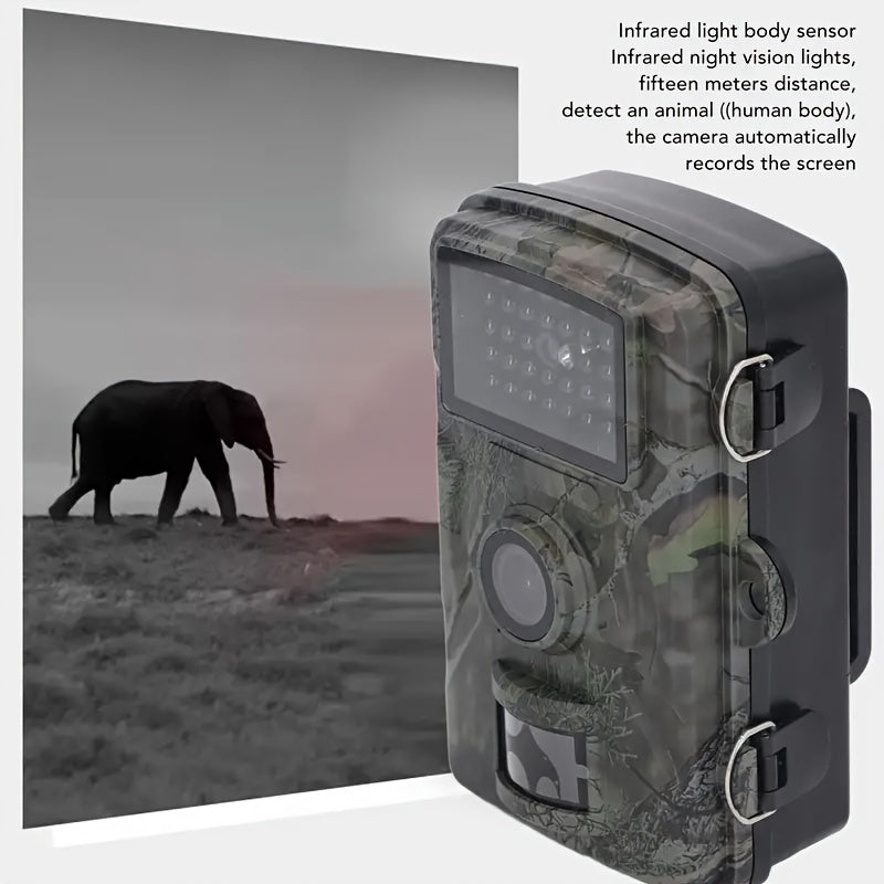 Trail Camera 2.0-Inch Screen Night Vision 33 LEDs 720P HD Video for Hunting Monitoring
