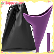 Female Reusable Silicone Urinal Device Stand Up Peeing Easy Portable