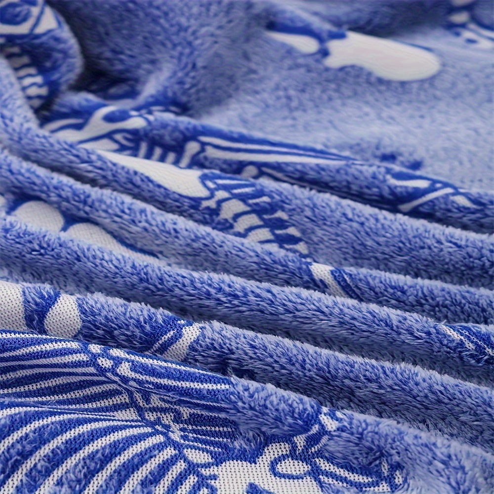 Dinozavr sevuvchilar uchun ko‘k nur sochadigan polyester yostiqcha