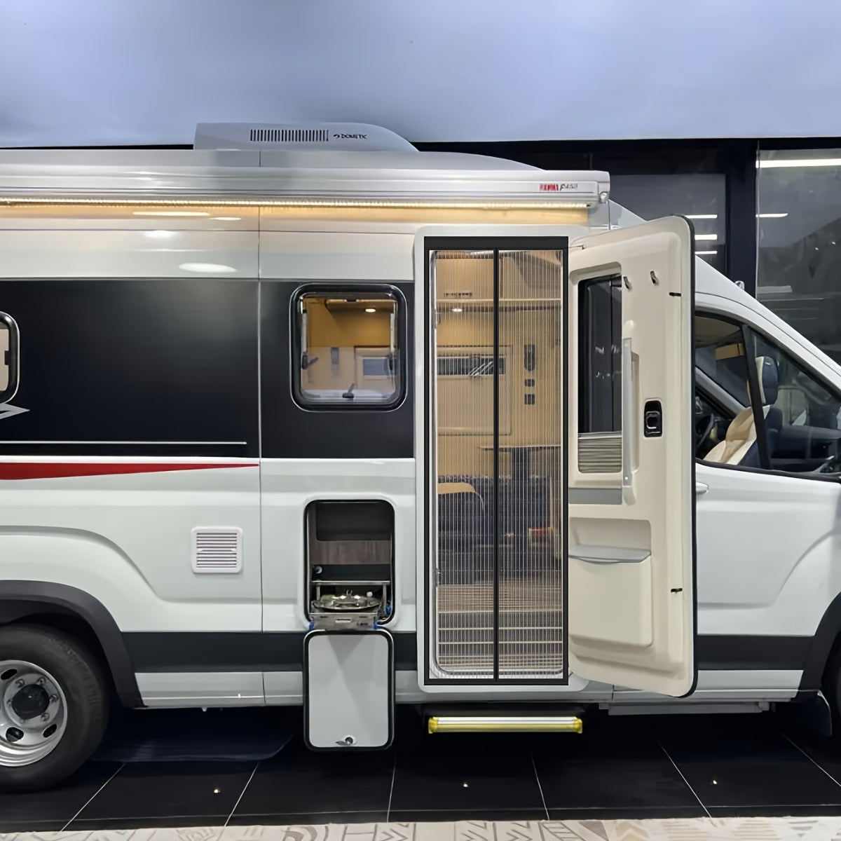 Puerta de pantalla magnética de malla resistente para prevención de mosquitos, entrada sin manos