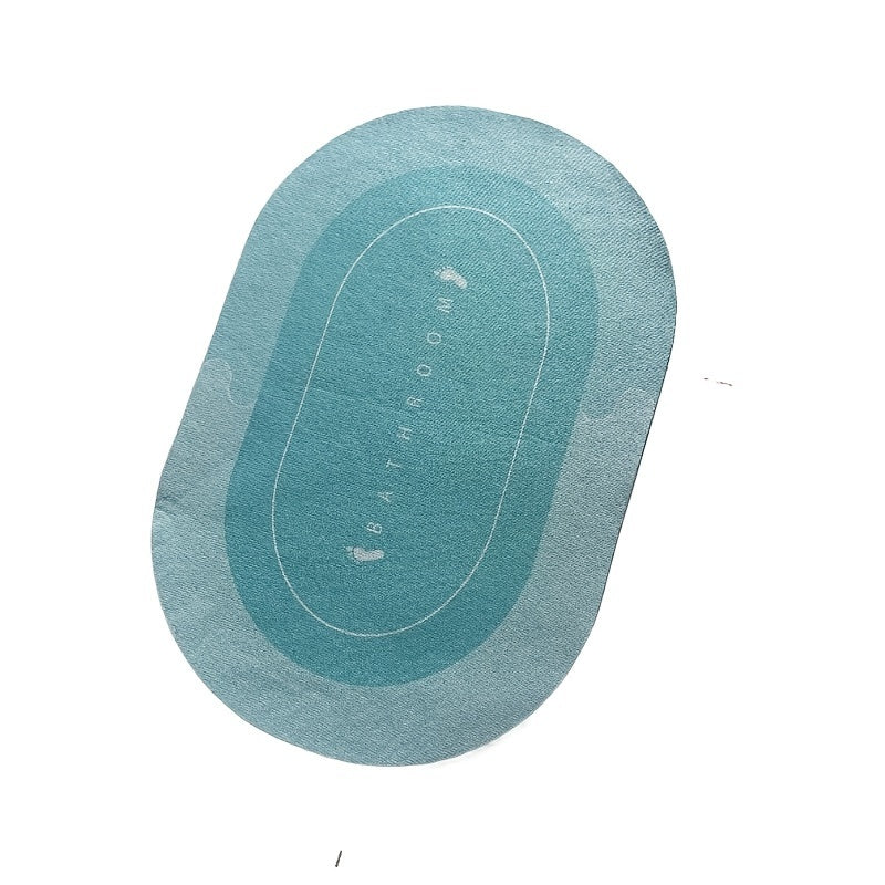 Soft Polyester Non-Slip Bathroom Mat Set for Shower and Toilet Area