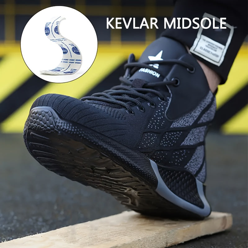 Women’s Steel Toe Safety Work Shoes Lightweight Breathable Construction Sneakers