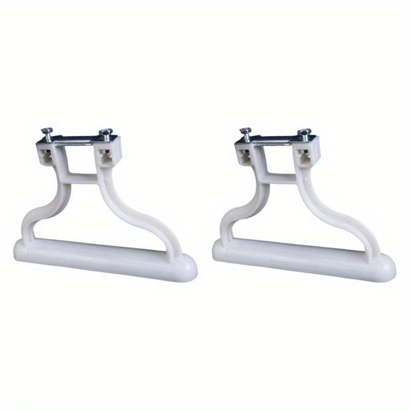 Electric Heater Base with Wheels White PP 25x12cm for Indoor Use