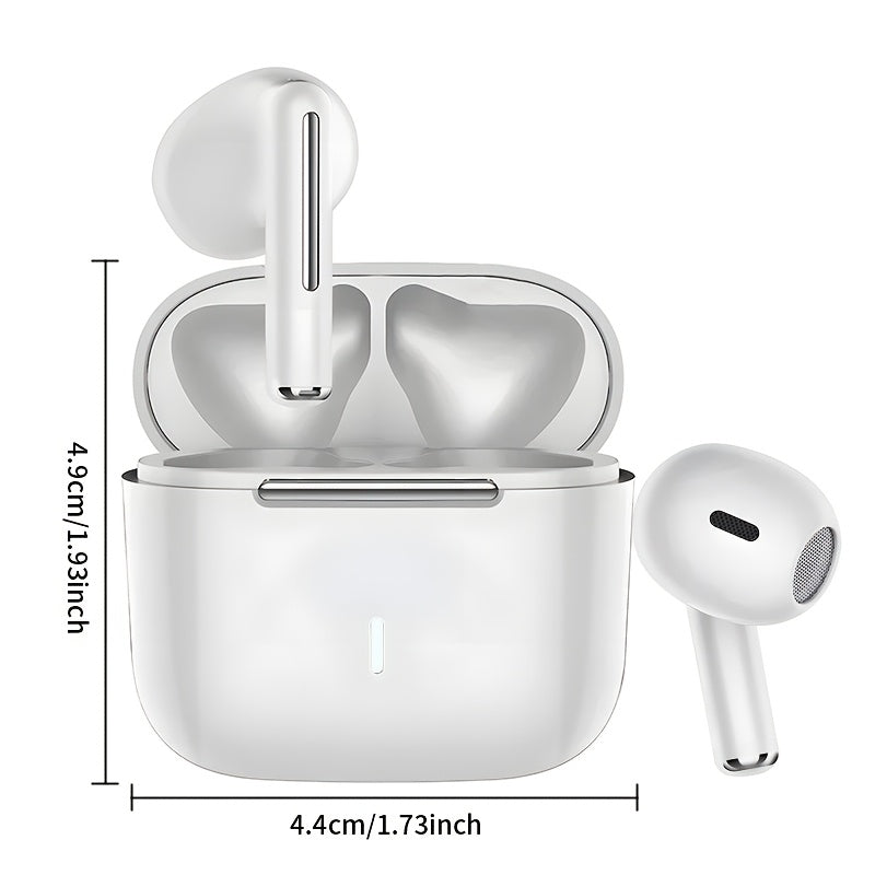 Беспроводные внутриканальные наушники H6 с управлением громкостью, длительным временем работы от батареи, стабильным соединением, комфортной и надежной посадкой, большим динамическим рупором, эргономичным дизайном для спорта, качеством HD для звонков.