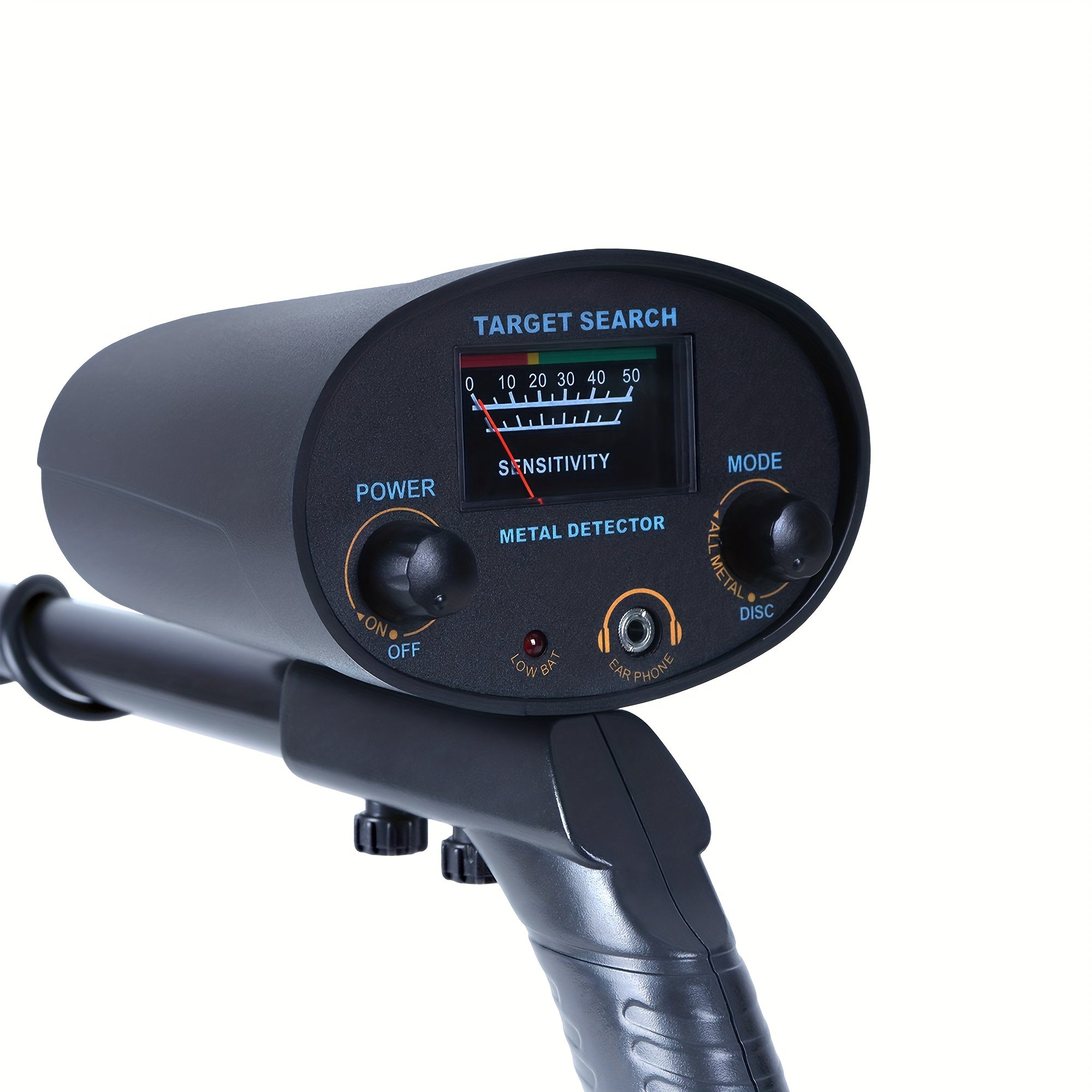High-Sensitivity Metal Detector for All Ages Adjustable Height All-Metal Detection