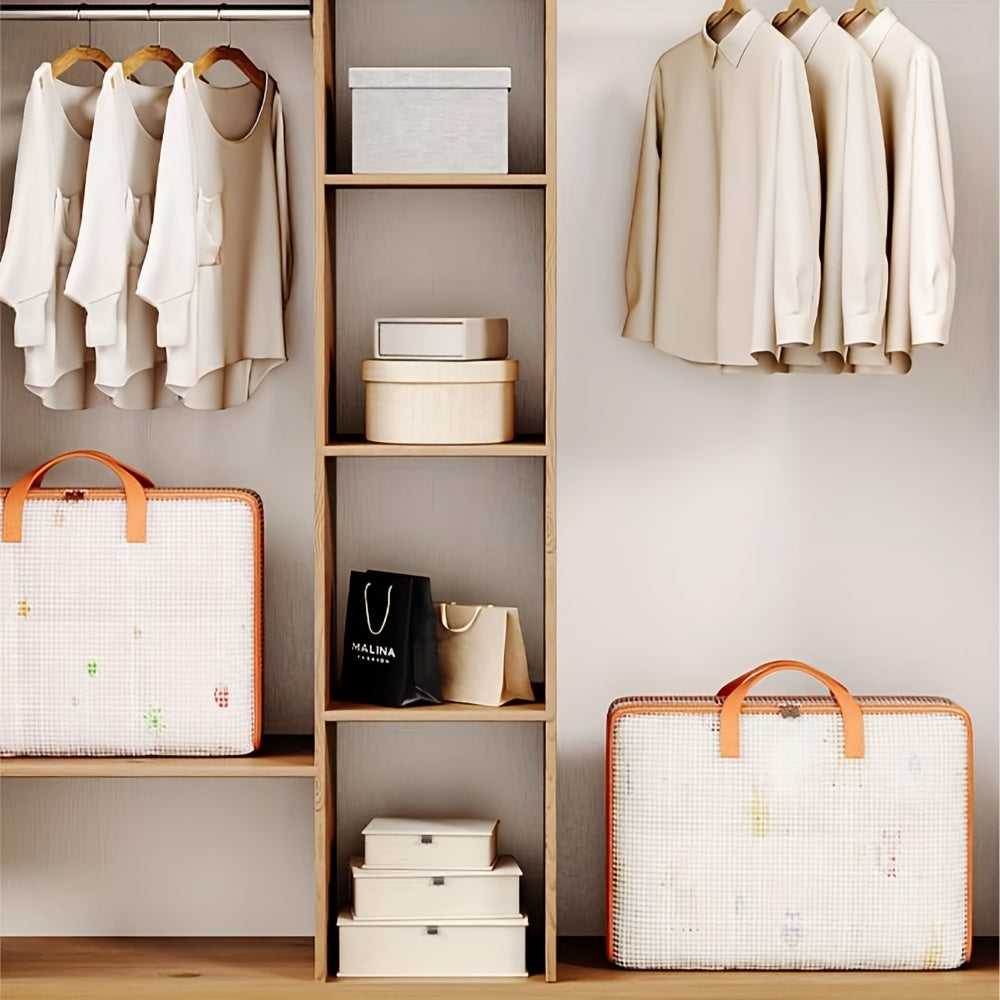 Yumshoq plastik saqlash sumkasi, yostiq va to'shaklar uchun, suv o'tkazmaydigan zipli ost-to'shak tashkilotchisi