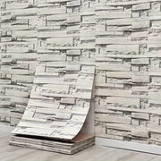 3D Brick Wallpaper Peel and Stick Waterproof Self-Adhesive Contact Paper for Home Decor 69.85cm x 16.4ft