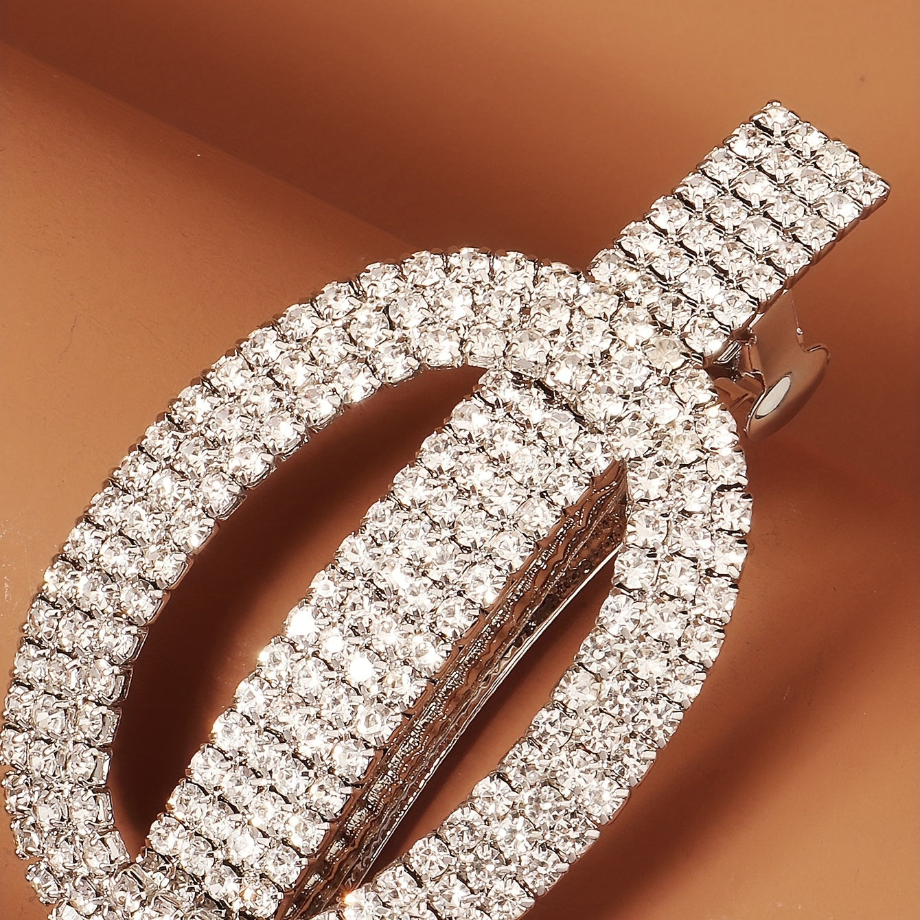 Non-slip Rhinestone Hair Clip for Women Elegant Head Jewelry Hair Accessories