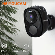 HEIYOUCAM Xavfsizlik Kameralari Simsiz Tashqi, 3MP Batareya Bilan Ishlaydigan, Spotlights va Sirena Signalizatsiyasi, Rangli Tungi Ko‘rish, AI Aniqlash, Alexa Bilan Ishlaydi, Ob-havoga chidamli.