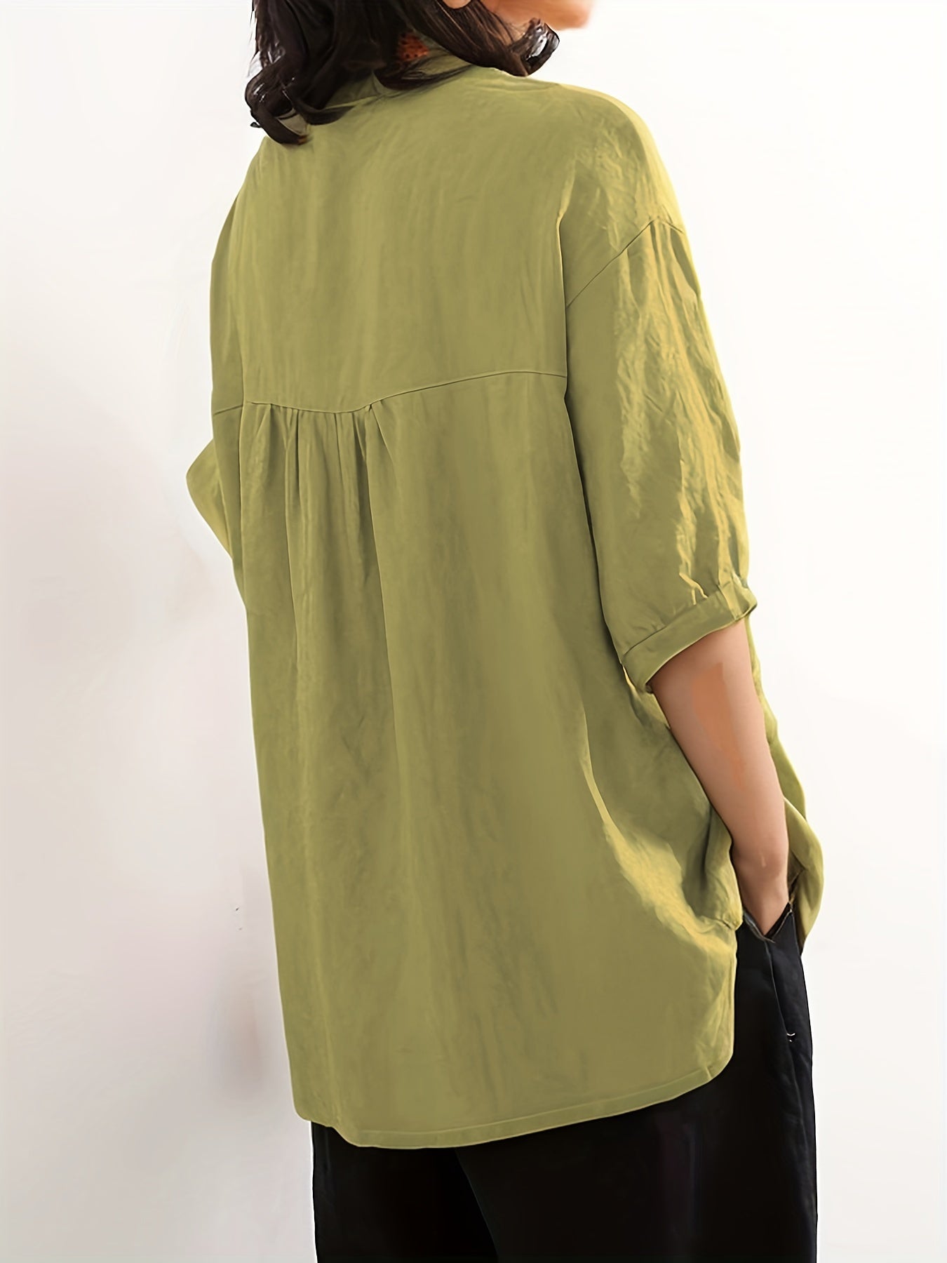 Рубашка с одноцветным галстуком-бабочкой