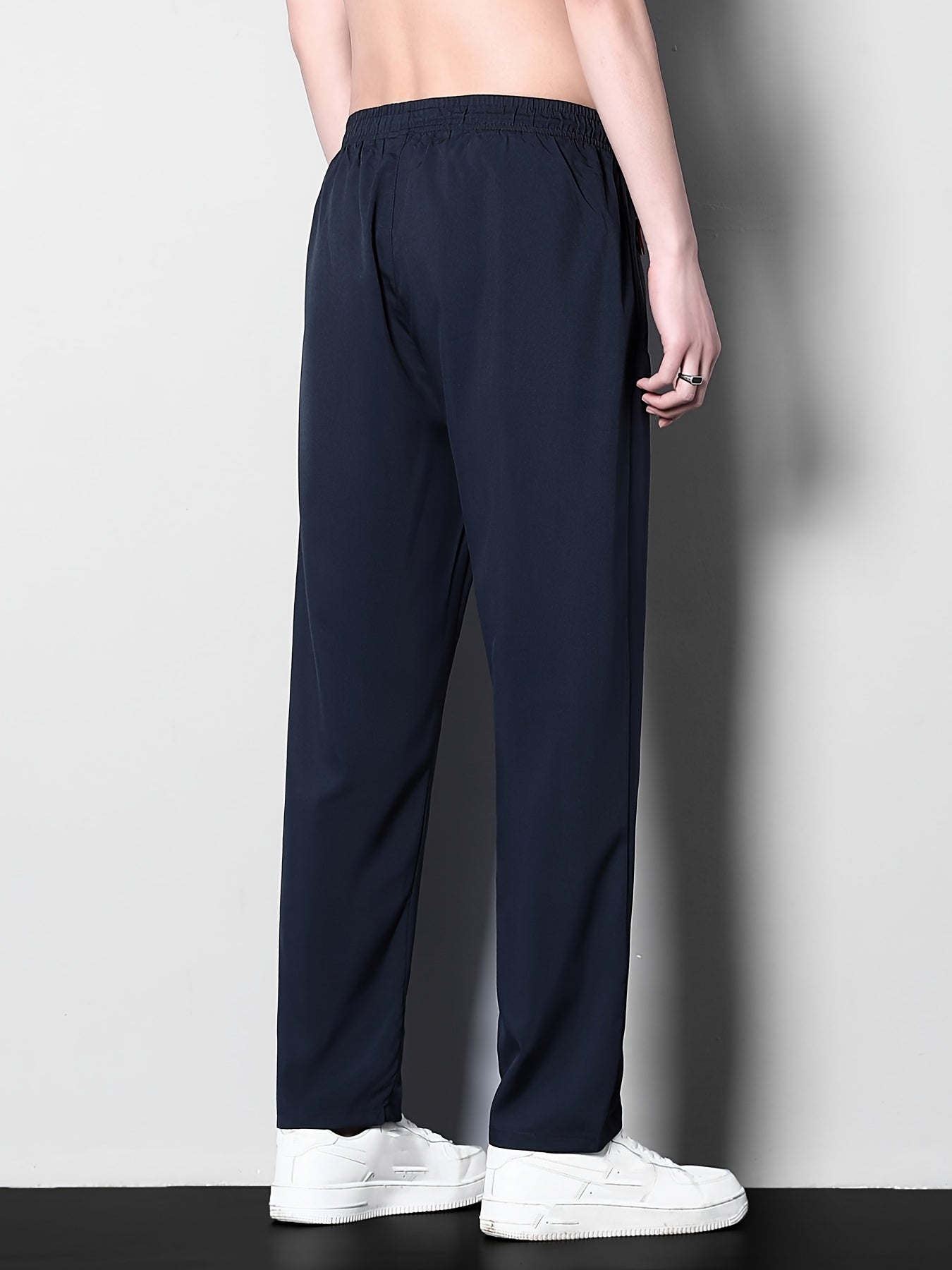 Erkaklar uchun Katta O'lchamli Tasodifiy Shimlar, 3-ta, 100% Polyester, Bir xil Rang, Zipper Tafsilotlari bilan Oddiy Fit, To'qilgan Matolar, Biroz Cho'ziladigan, 120g/m², Bahor/Yoz - Turli Ranglar