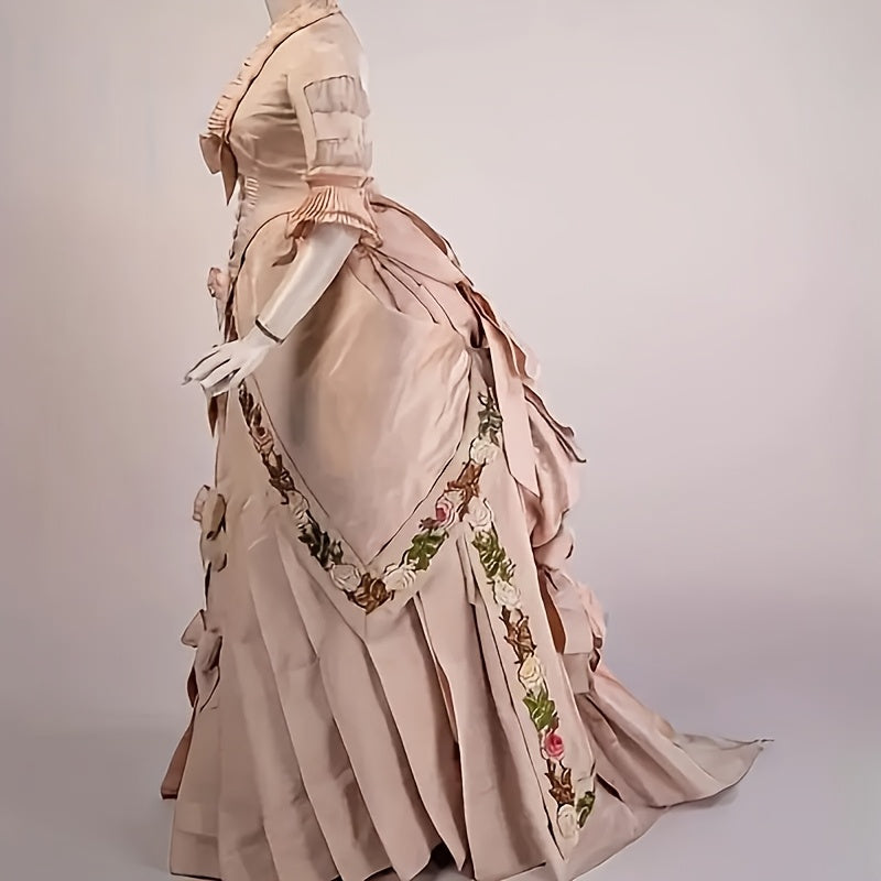 Vintage ilhomlantirilgan polyester toʻy petticoat, toʻy va banket uchun, qoʻlda yuvish mumkin