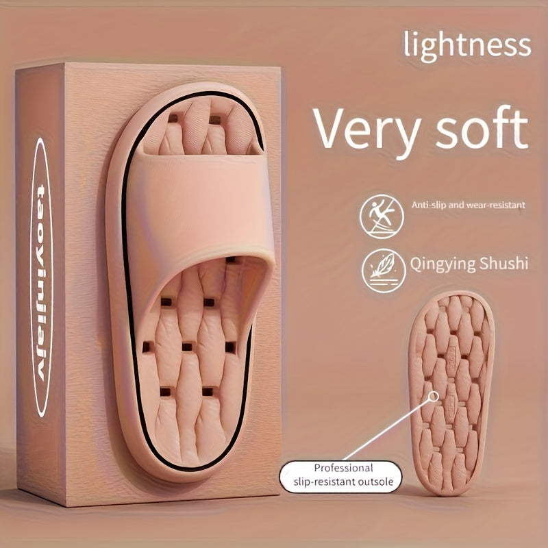 Women’s EVA Slip-On Slippers with Cut-Out Design for Indoor Outdoor Use