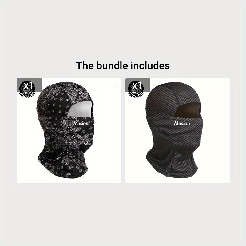 Máscara facial de malla transpirable para adultos, máscara integral tipo balaclava para motocicleta