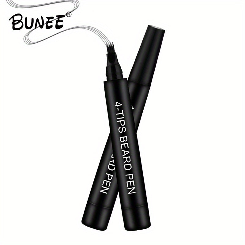 Kit de bolígrafo rellenador de barba para hombres, sin parabenos, para dar forma y mejorar el vello facial