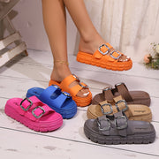 Women's Bohemian Style Outdoor Summer Sandals Non-Slip Thick-Soled Breathable
