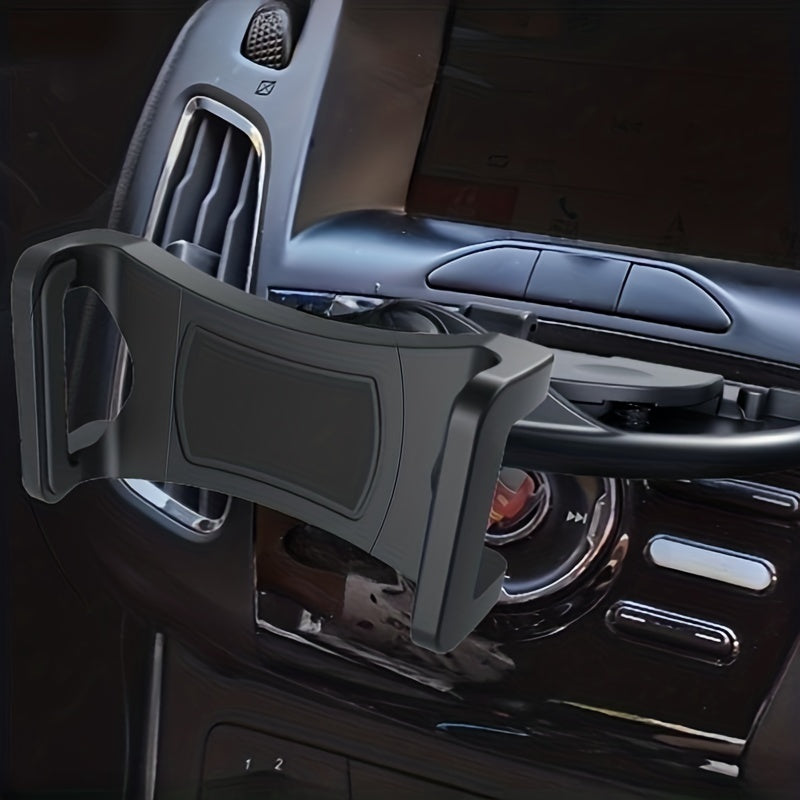 Universal Car Cell Phone Holder Mount for CD Slot Silicone Pad 360° Rotation