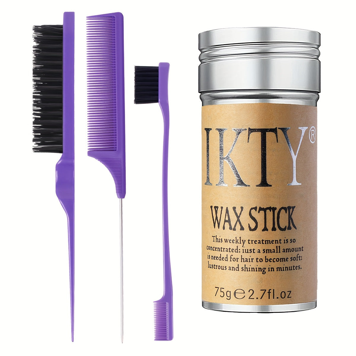 Sochni tozalash uchun 4 dona soch vax stiki va tar to'plami