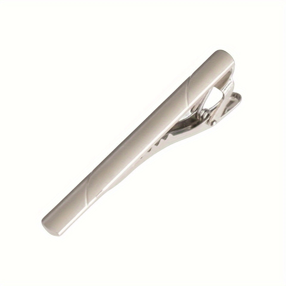 Men's Wedding Ties Set with Tie Clips and Handkerchief for Formal Events