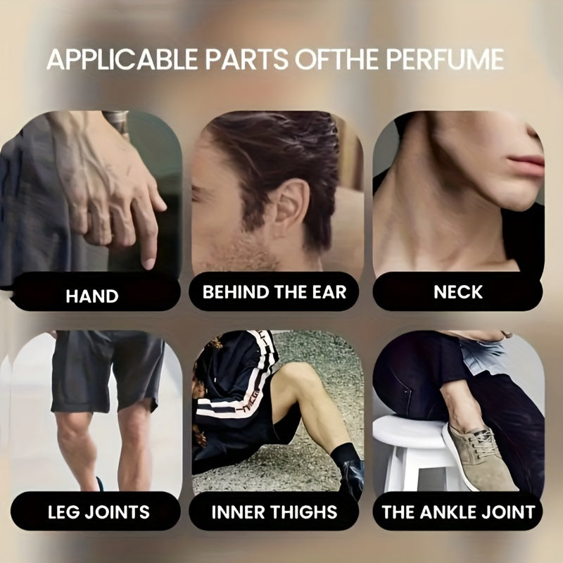 Men's Eau De Toilette Woody Scent Long-Lasting Perfume for Dating and Daily Wear