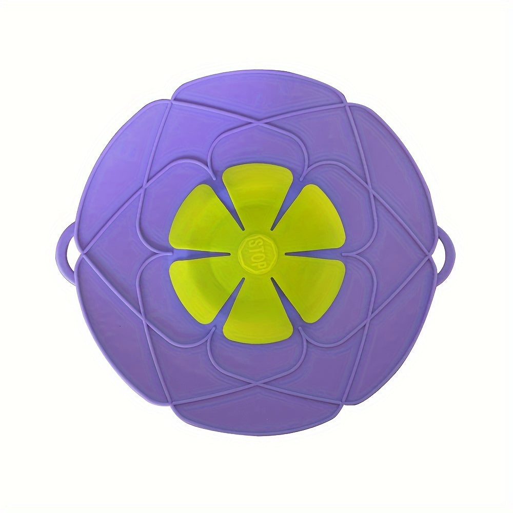 Durable Rubber Pot Cover with Silicone Spill Proof Non-Electric Design