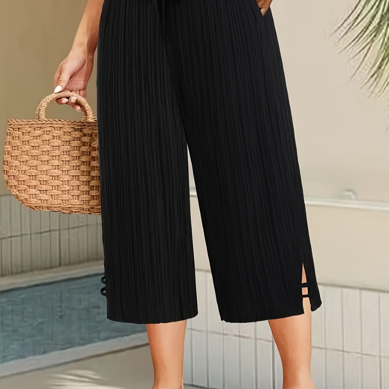 Women's Plus Size Elegant Jumpsuit Fashionable Casual Wear