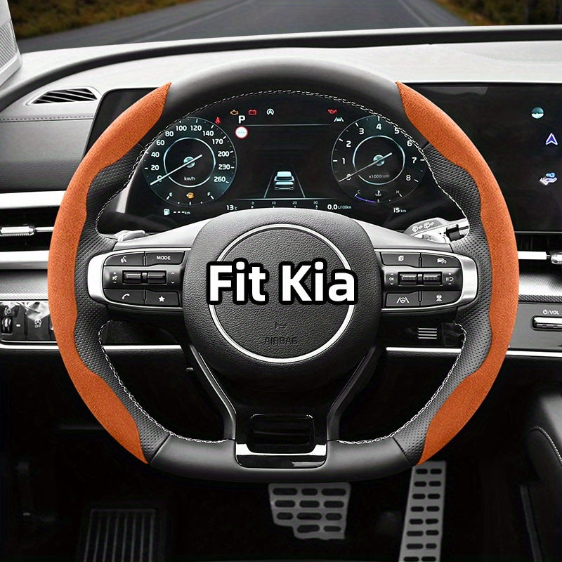 Universal Winter Fleece Non-Slip Steering Wheel Cover for All-Season Use