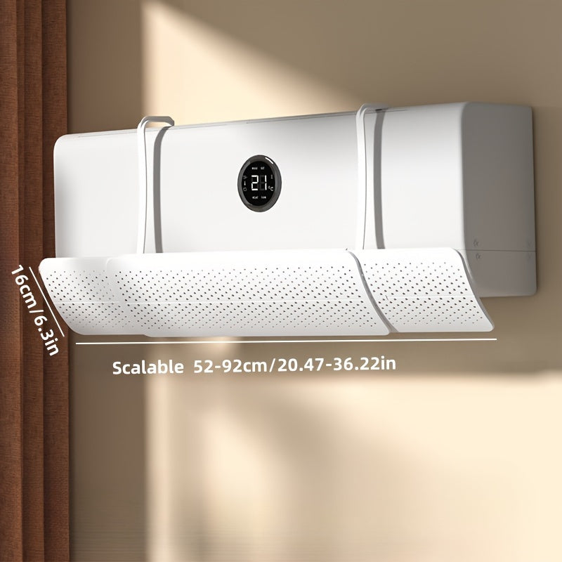 Wall-Mounted Air Conditioner Deflector Enhances Cooling Heating Efficiency Durable