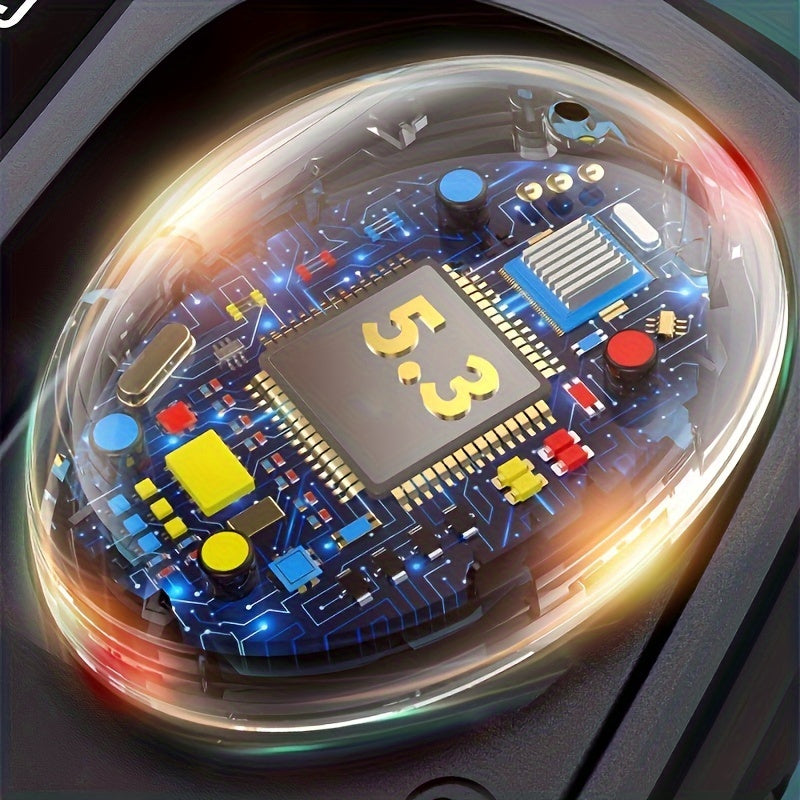 Wireless Headphones with 9D Sound TWS Hi-Fi Stereo Active Noise Cancellation for Sports Gaming Music