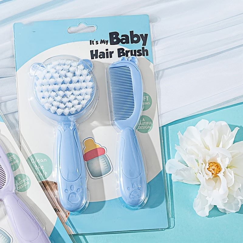 Yumshoq kauchuk va soch taragichi bilan yumshoq bosh massaji taragich to'plami - O'g'il va qizlar uchun mukammal