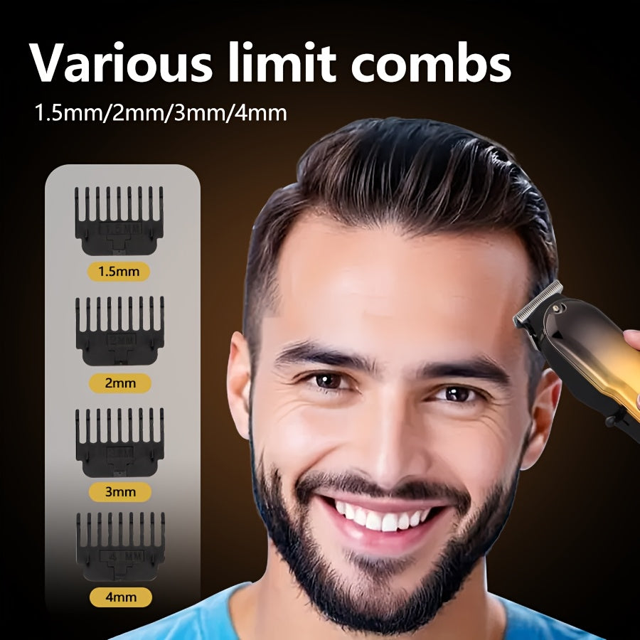 Digital Display Hair Clipper USB Rechargeable Trimming and Styling Tool for Men