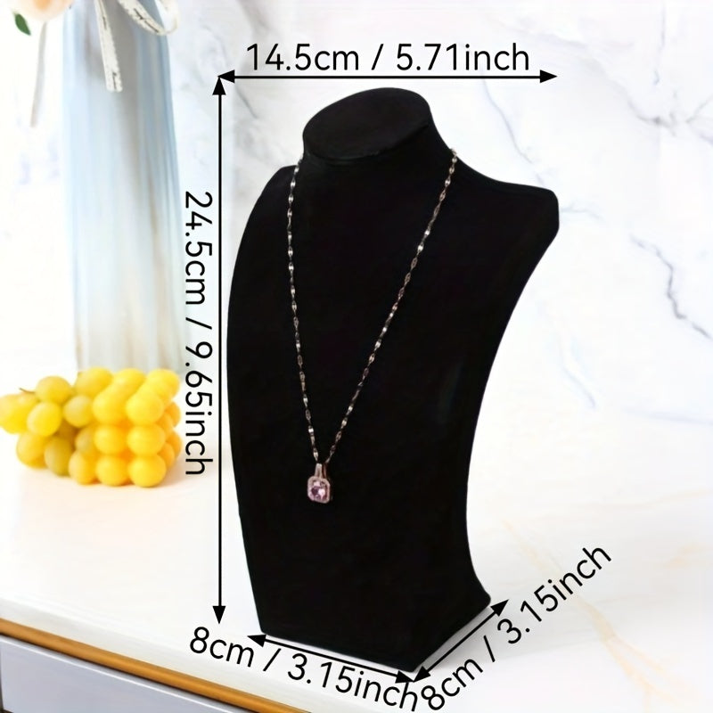 Velvet Jewelry Display Stand for Necklaces and Photography