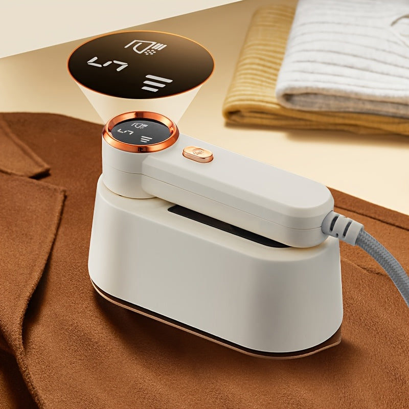 Small Digital Display Electric Iron Travel Handheld 1300W European Plug