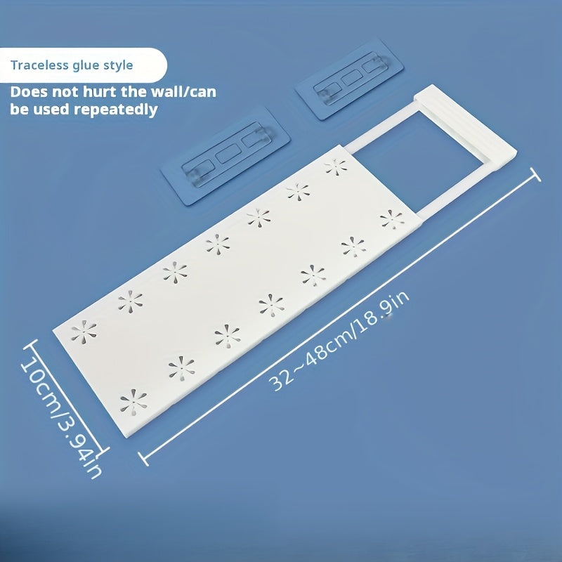 Удобные, легко устанавливаемые регулируемые пластиковые разделители — отлично подходят для организации кухни, ванной комнаты и шкафа без необходимости сверления, эластичные, идеально подходят для гардероба